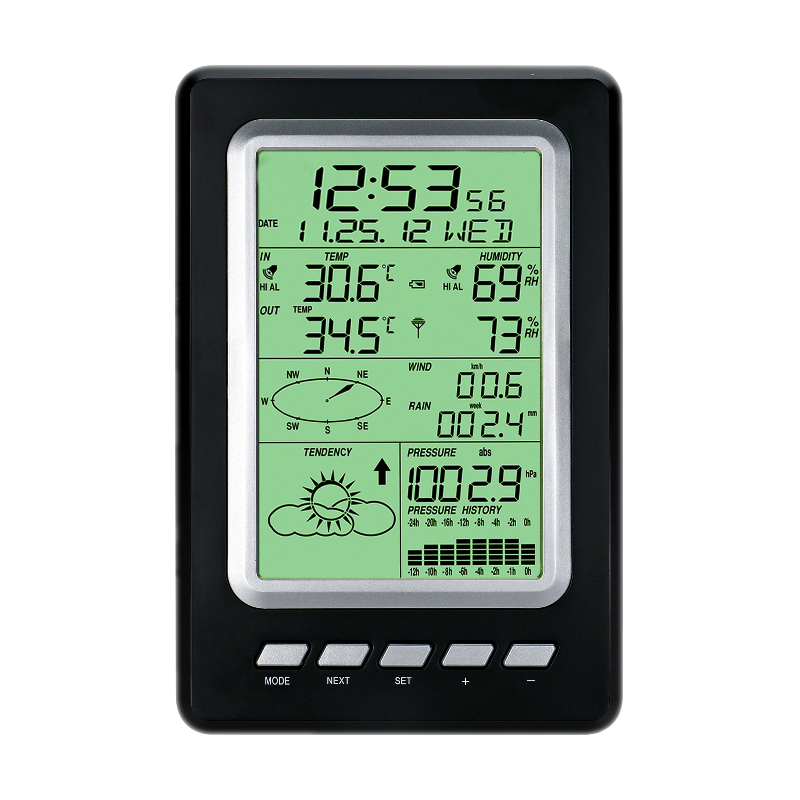 WIFI Solar Energy Display Temperature And Humidity Weather Station For Outdoor Monitoring