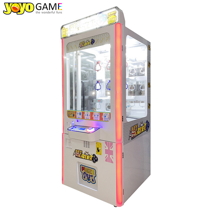 Mini Key Master Prize Vending Machine Newest Design Push Win Gift Game Machine 9 Hole