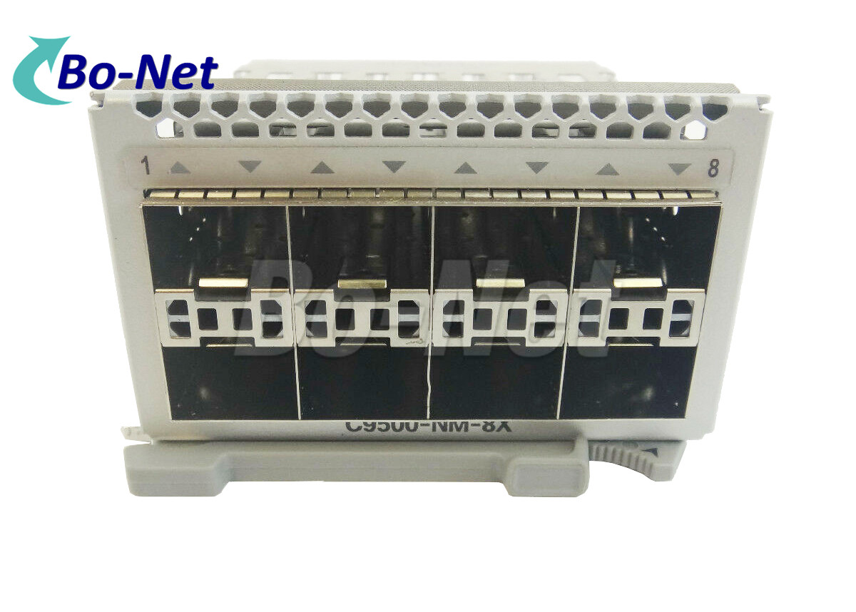 Original Cisco Fiber Module 9500 Series Switch 8 X 10GE C9500-NM-8X ISO9001 Approval