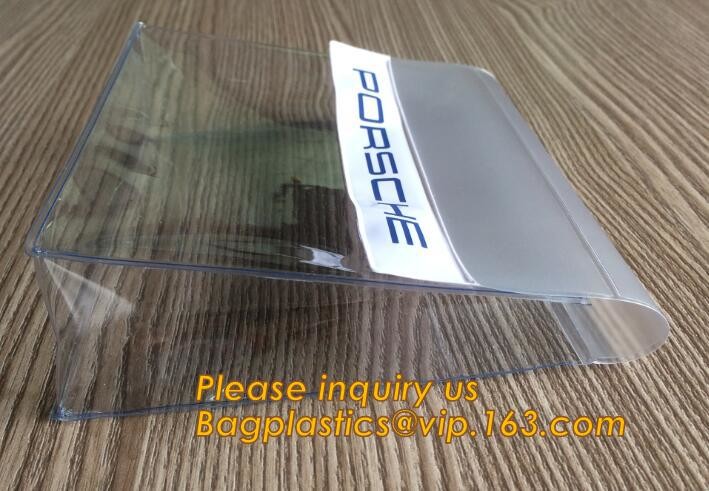 Factory Custom made Environmental PVC clear packaging toy storage handle bag,plastic tote packaging bag with handles fro