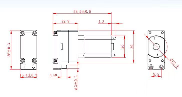 KG-130 DC motor voltage 3V factory electric motor power 1.5W used for Home appliances, medical, beauty equipment