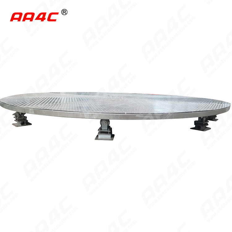 Galvanized 360 Car Turntable Hydraulic Car Parking Rotating Platform For Auto Show Heavy Duty