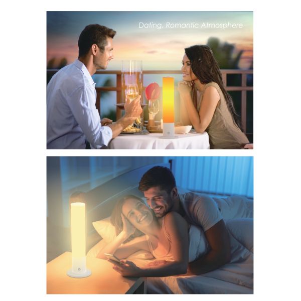 Rechargeable Portable Table Lamp with 2700K Warm White LED and APP Control
