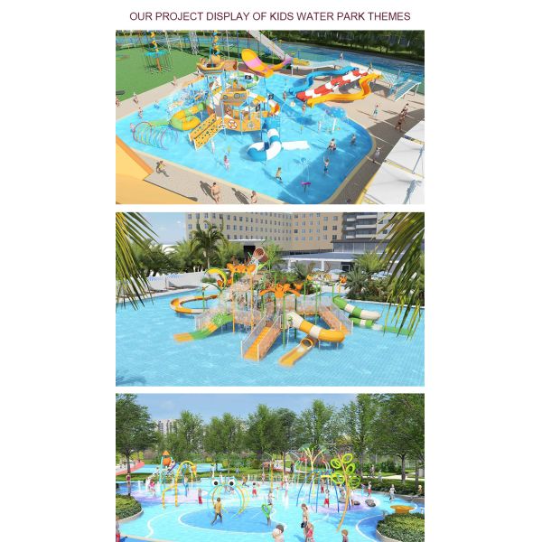 Commercial Interactive Splash Water Playground Indoor Water Park Equipment For Kids Teens