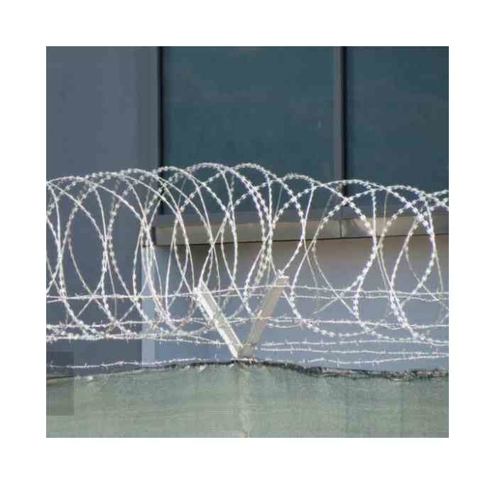 500 M Barbed Galvanised Razor Wire Anti Climb Bird Protective