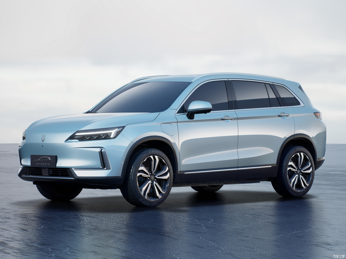 2024 High Speed Pure Electric 4 Wheeler Vehicle Wheelbase mm 2800 Skyworth EV6 4x2 2WD SUV Car Importing From Chinese