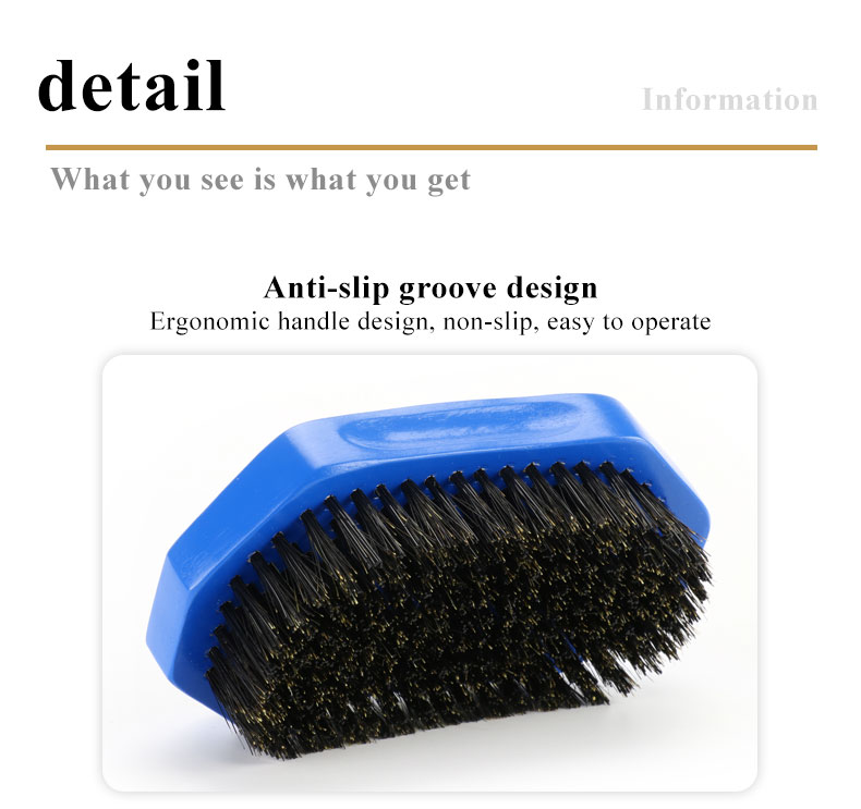 Abeis In Stocks 360 Wave Brush Wooden Handle Boar Bristle Curved Hair Brush