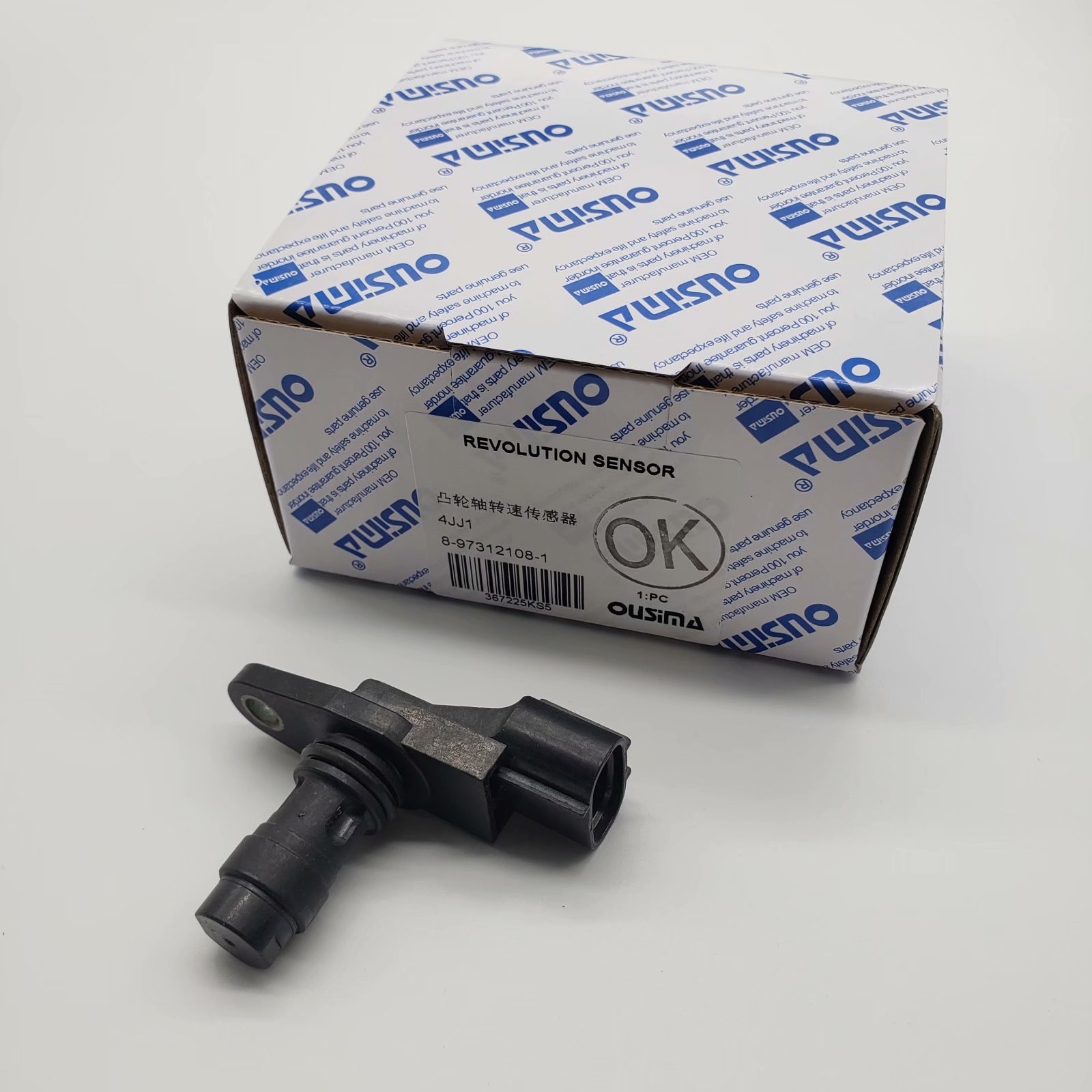 OUSIMA Crankshaft Position Sensor 8973121081 8-97312108-1 For Excavator Isuzu Suzuki 4JJ1