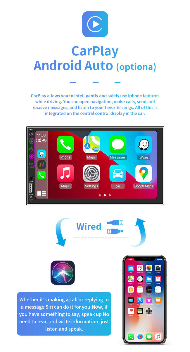4 Core 7 Inch S-07A Automotive Tablet Mount WiFi 1G+16G