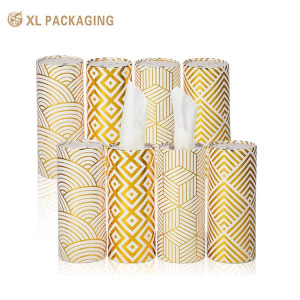 Wholesale Car Tissues Tube Box Cylinder Car Tissue Packs Car Cup Holder Facial
