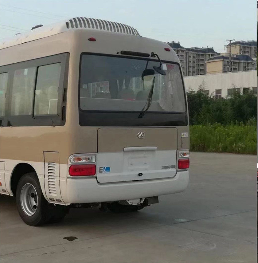 Jiangling Jingma 10-19-Seater Pure Electric Tourist Bus With 300 Kilometers Range