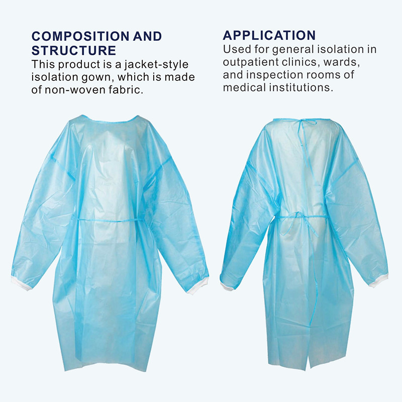 Hypoallergenic Medical Protective Clothing Sterilization Surgery Gown Patient 2XL