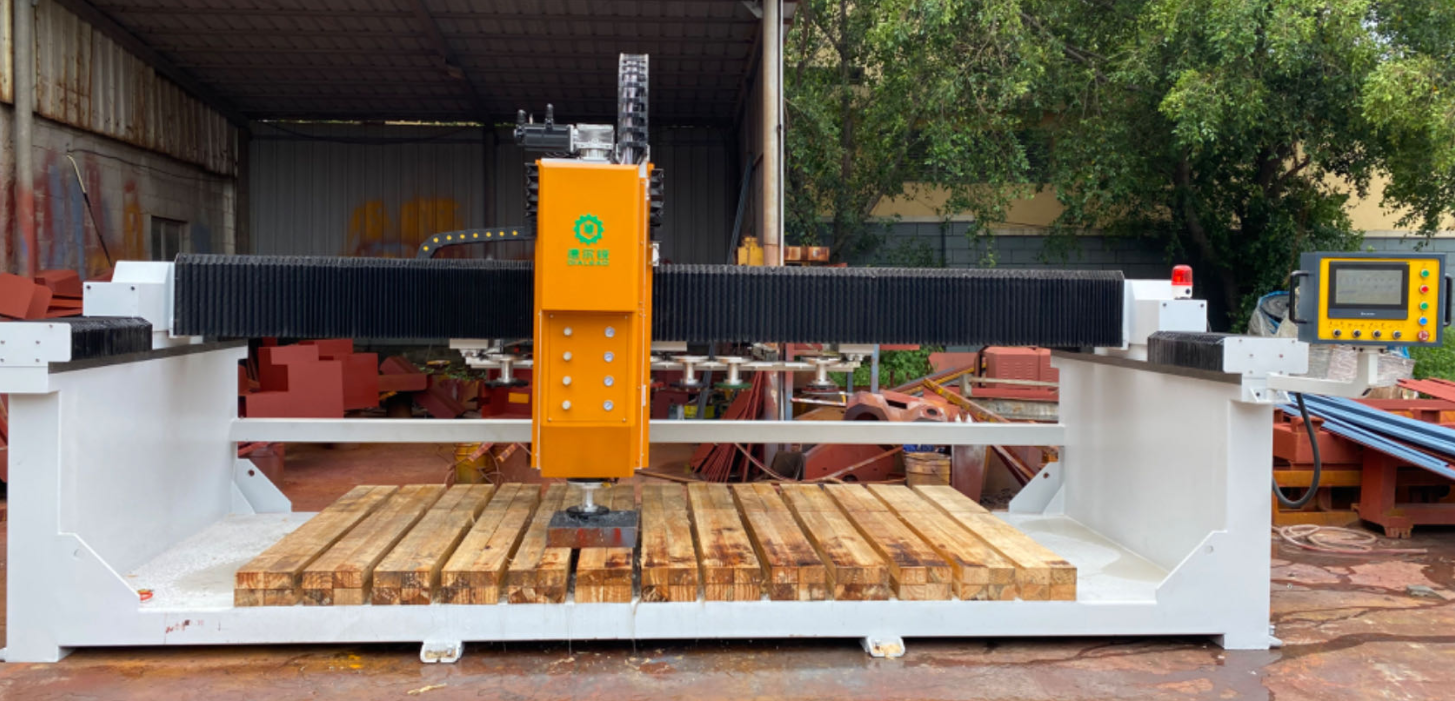 ATC Automatic Stone Polishing Machine Gantry Type for Granite Monument Grinding and Polishing