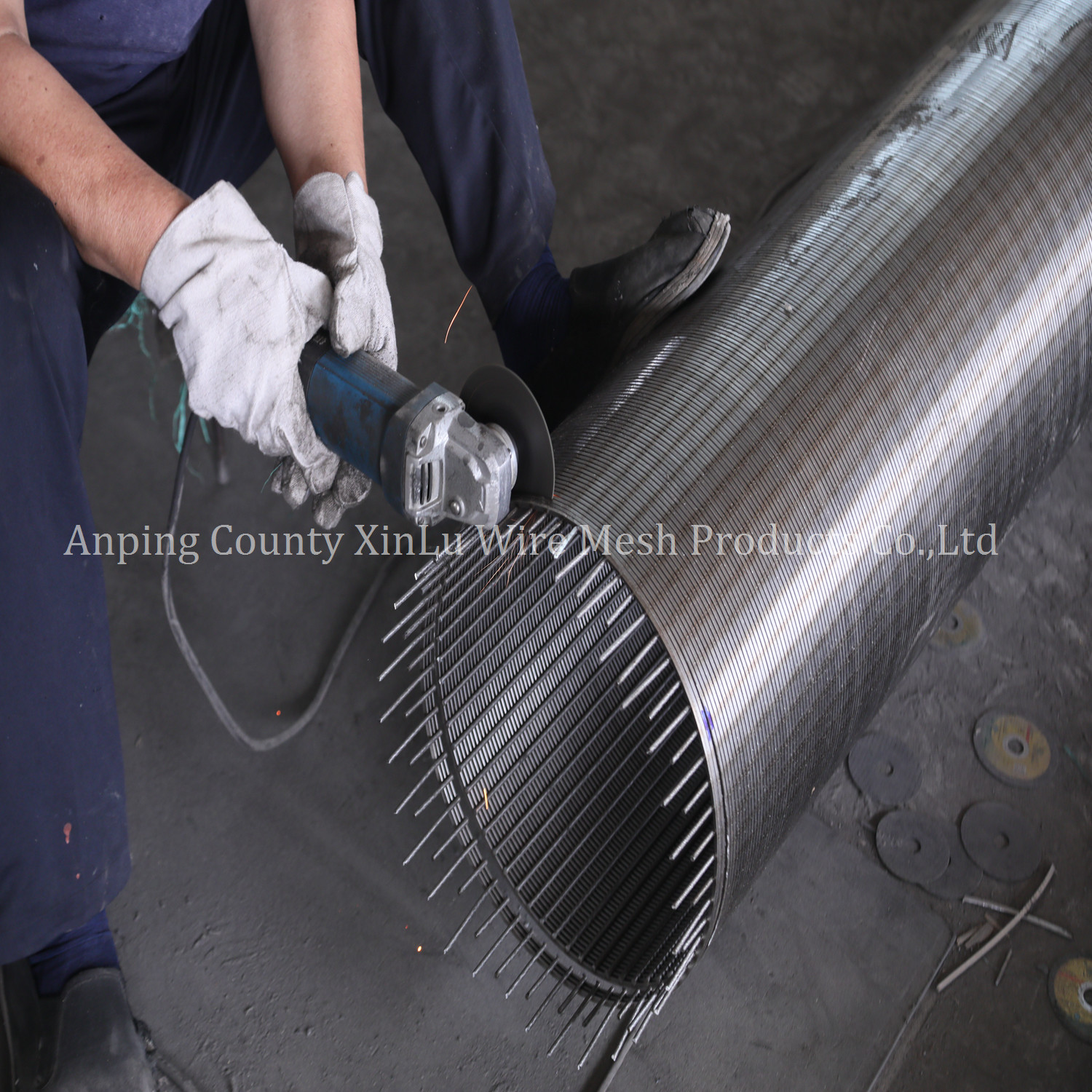 Filtration Galvanized Q235 Wedge Wire Stainless Steel V Wire Johnson Continuous Slotted Screen PIpe
