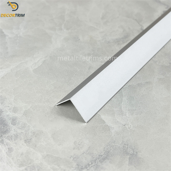 1mm Thickness Tile Aluminum Trim Edge Wall Corner Protector Strips Matt Silver
