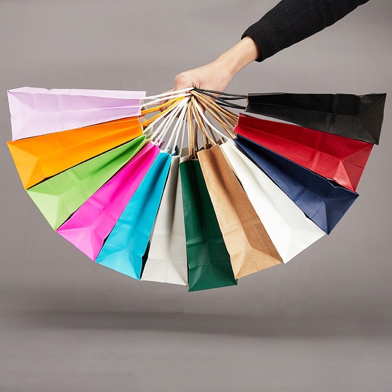 Oil Proof Coated Paper 80gms Twisted Handle Bags