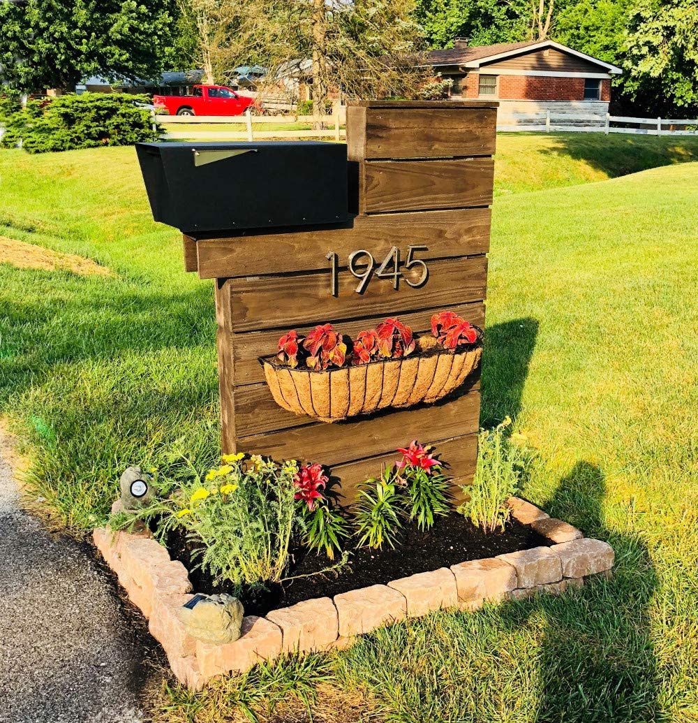 Large Capacity Mail Box,Galvanized Steel Rust Proof Metal Post Box Mailboxes