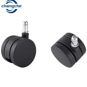China 50kg Load Capacity Threaded Stem Furniture Casters With Friction Brake Type on sale