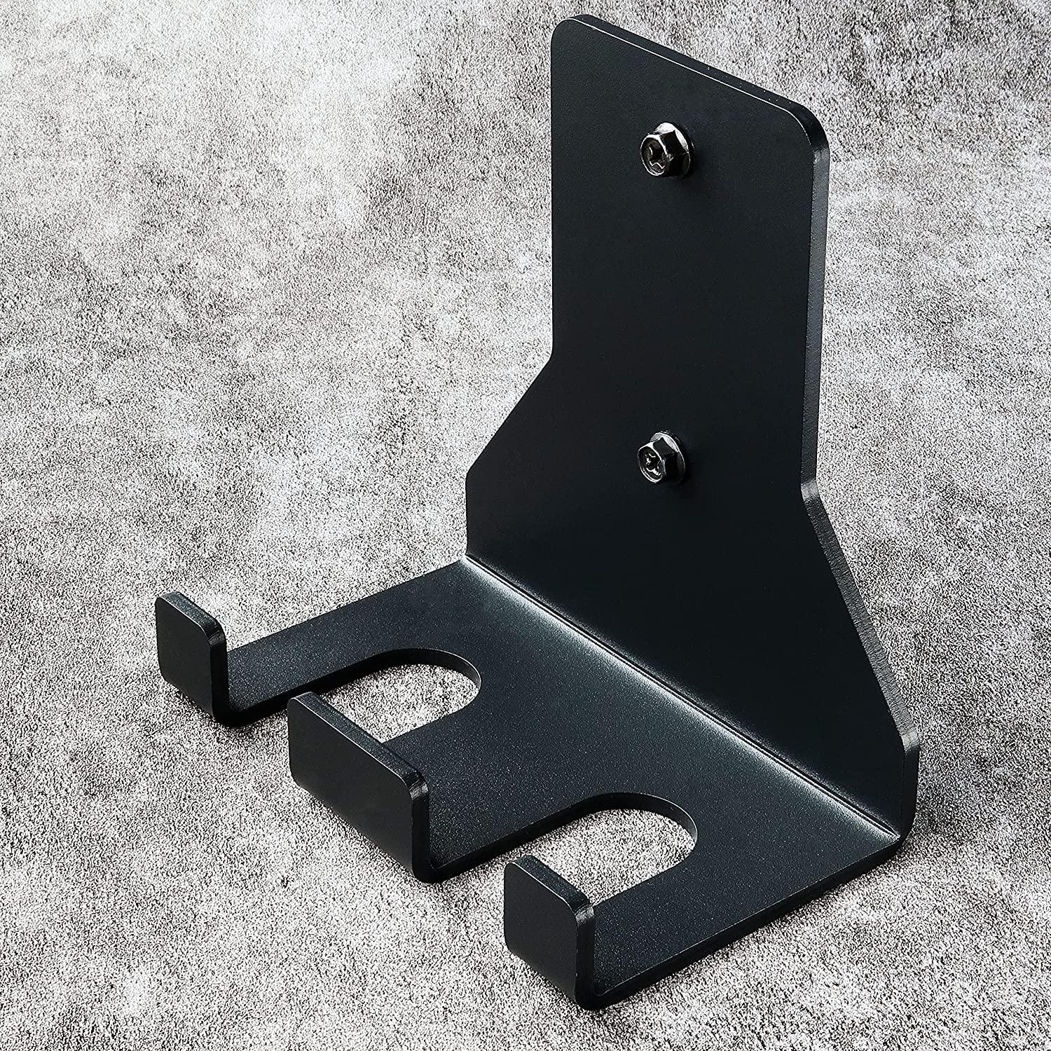 Garage Vertical Barbell Storage Double Barbell Wall Mount Display Rack Support Fixed
