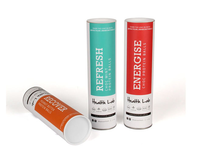 FDA OEM Labeled Mailing Ridgid Paper Tube For Gift / Tea Coffee