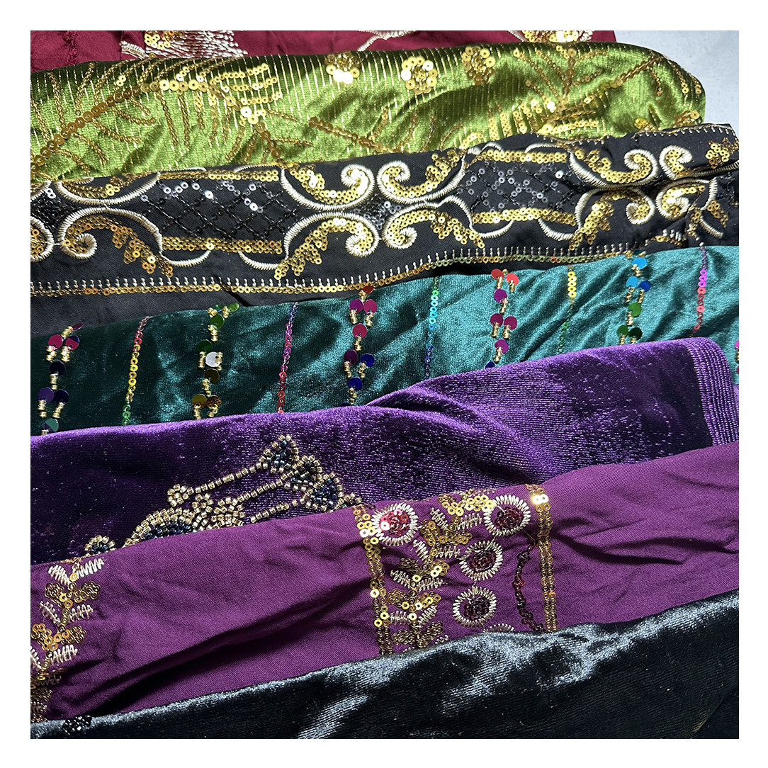 Luxury Design Velvet Embroidery Lace 100% Polyester White Sheer Curtain Fabric Voile Factory Supply For The Living Room