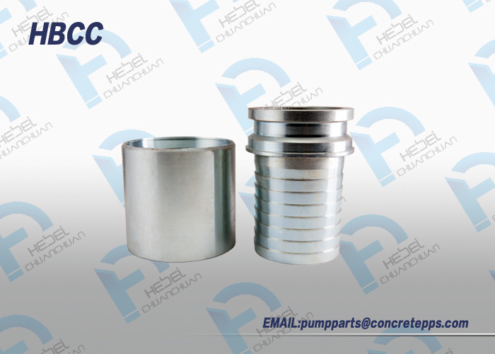 High quality different sizes concrete rubber hose weld-on flange galvanized