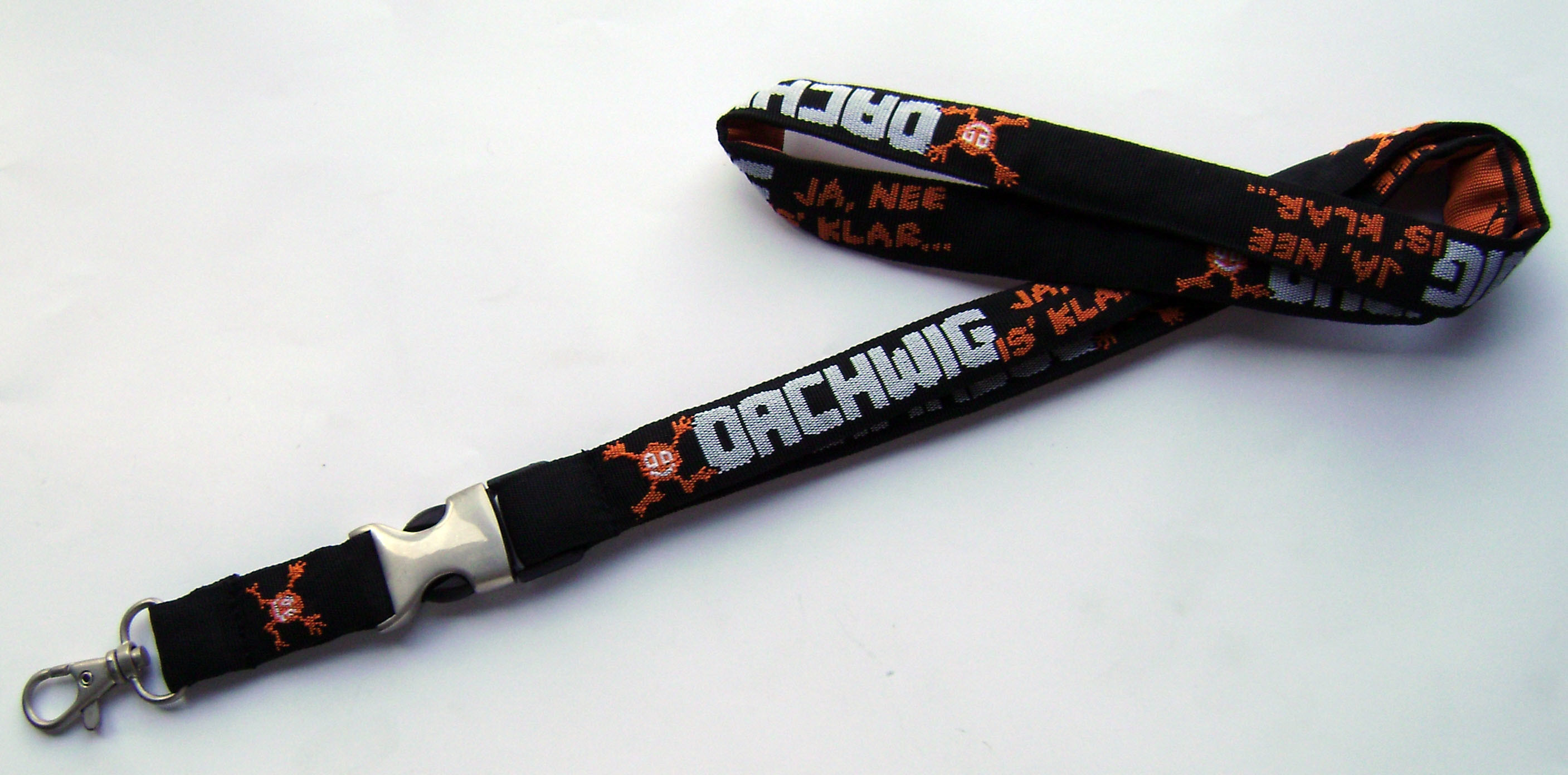 Logo Personalised Id Badge Lanyard , Trade Show Lanyards For Students
