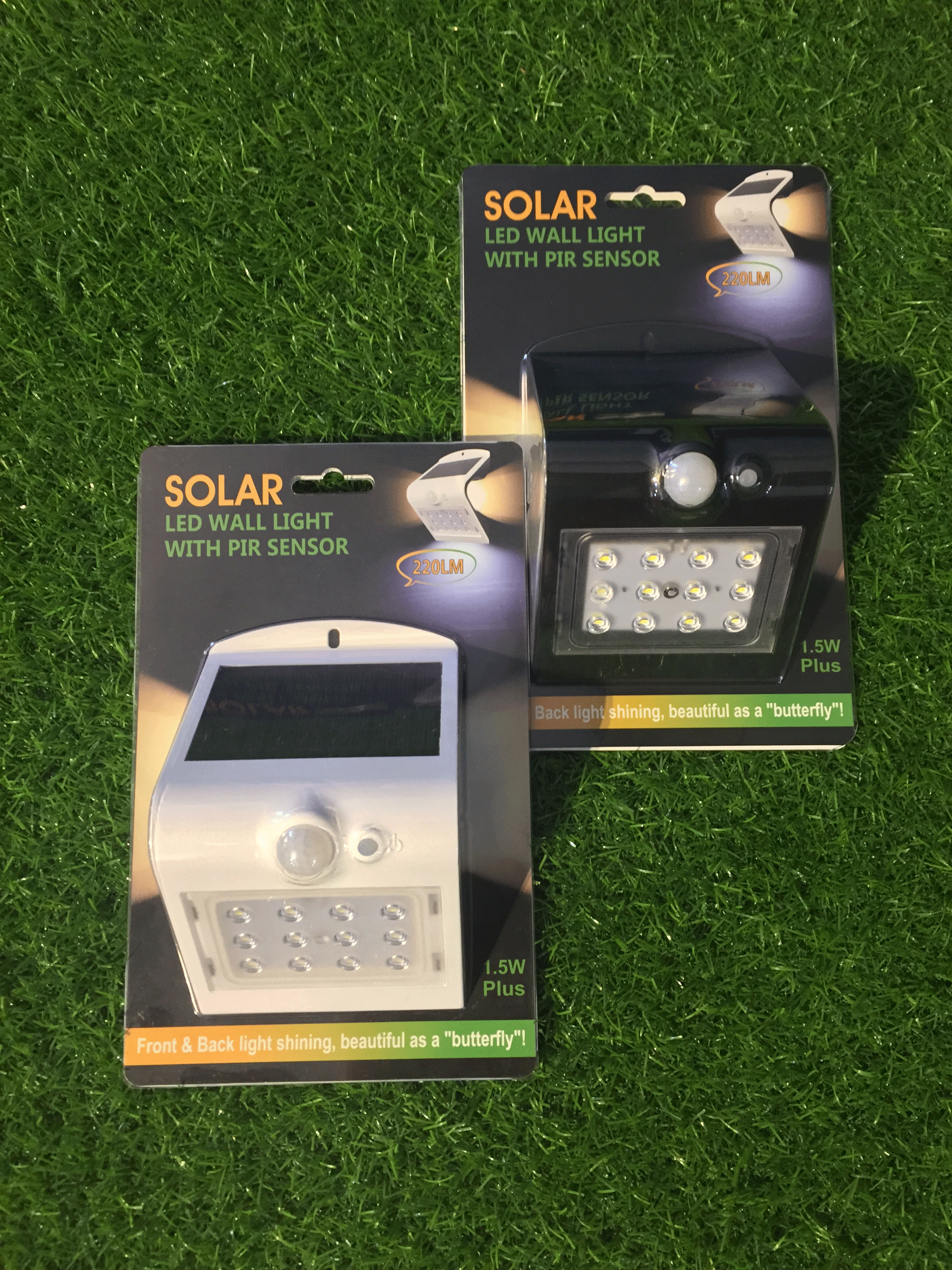 Integrated LED solar light