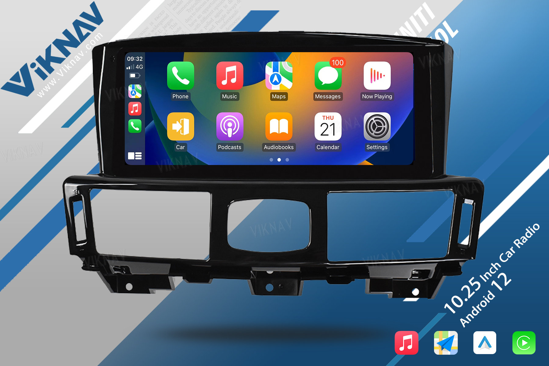 Infiniti Q70L 2013-2017 Aftermarket Touch Screen Radio Car Stereo Multimedia Player