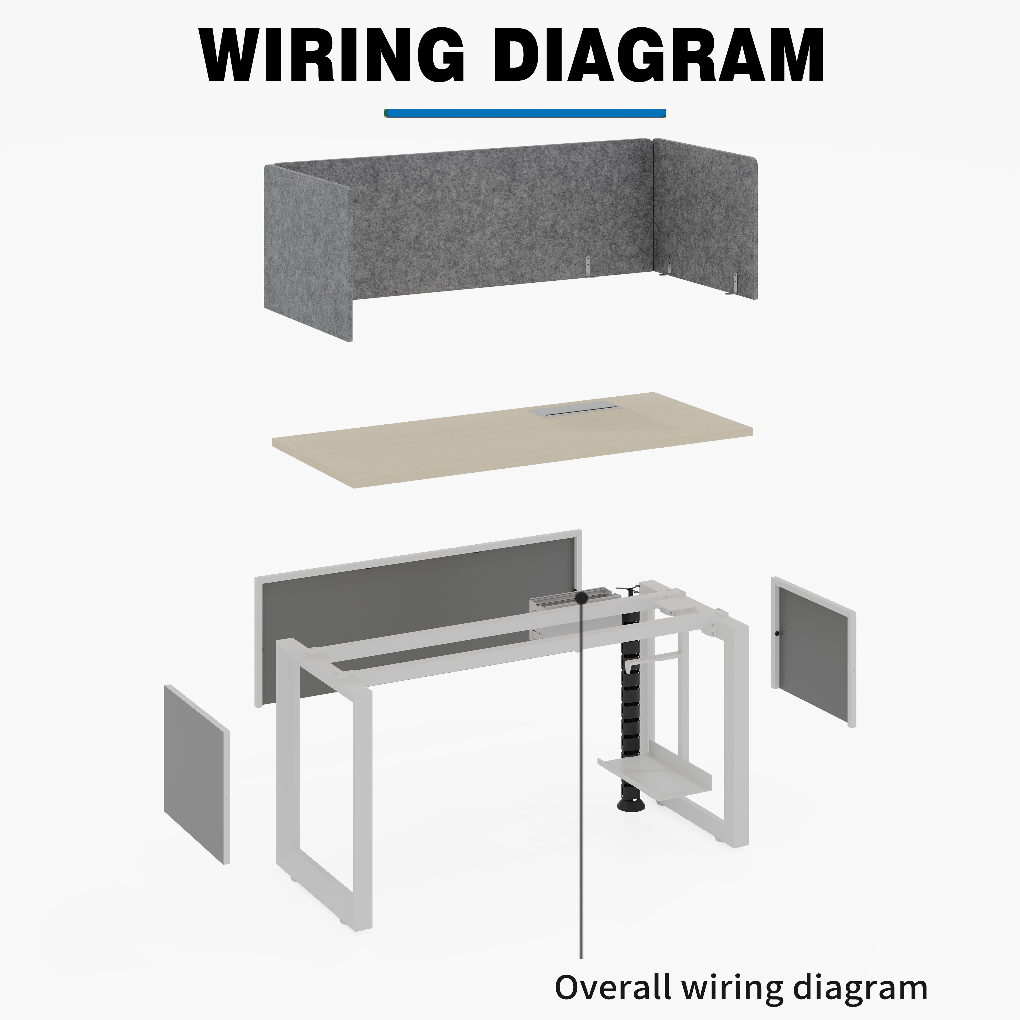 Office Furniture and Options for Assembly Required Open Space Office Workstation in High Demand