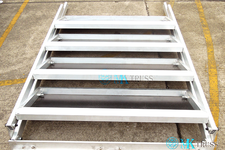 1200*2400mm Anti-slip Aluminium Frame Mobile Stage Platform for Outdoor Entertainment