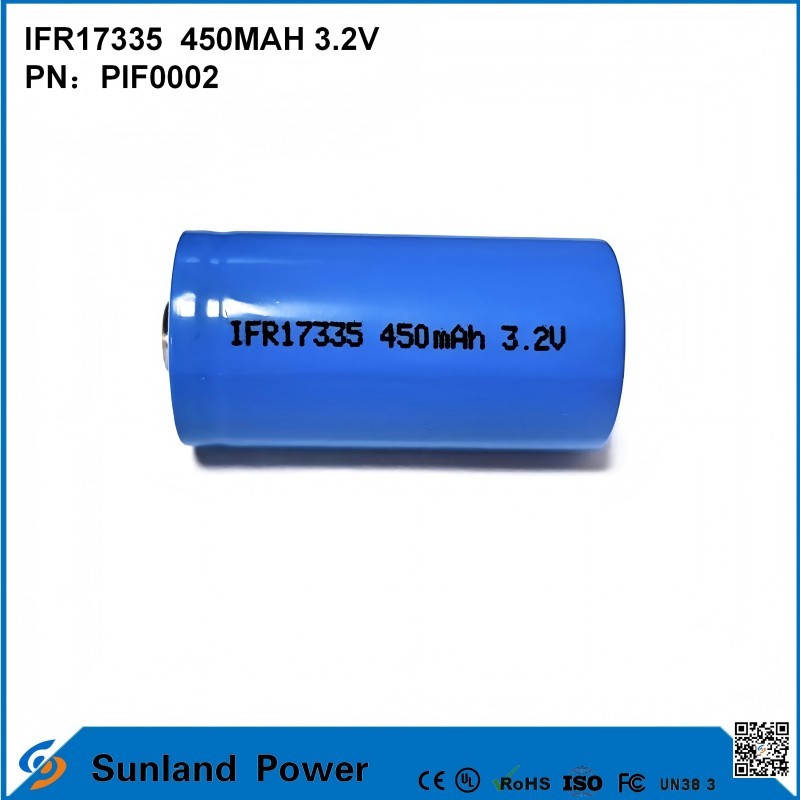 IFR17335 battery 3.2V 450mah suitable for a variety of devices and scenarios, including: Digital products Illumination equipment Electric tools Small