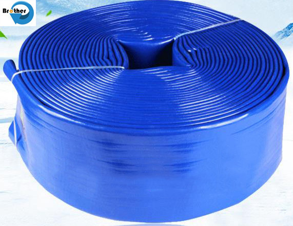 Leading Manufacuturer Size From 1inch 10 Inch 4bar High Pressure Layflat PVC Hose