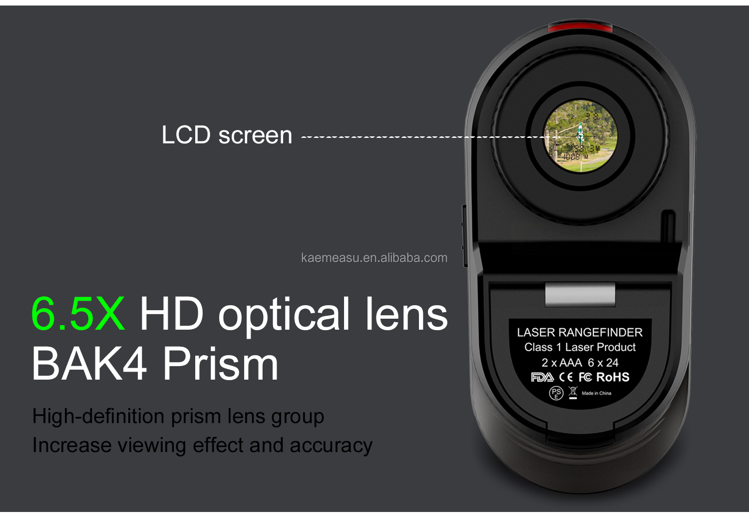 Oem Hunting Range Finder Slope Scope Laser Distance Meter Telescope Multiple modes Laser Rangefinders for Hunting
