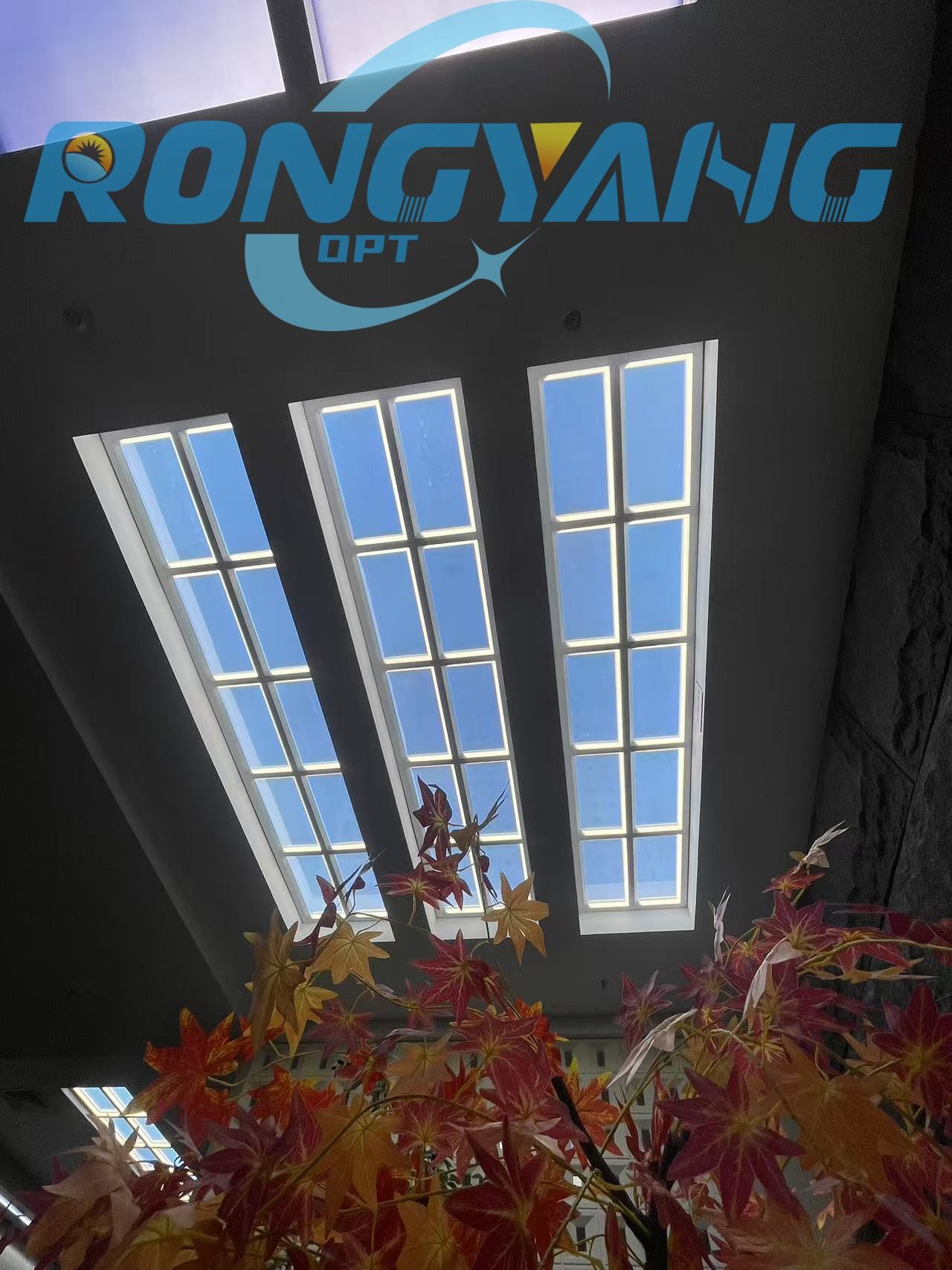 Ultra-Slim 36mm Smart Sky Panel Light – 160W, Seamless Ambient Glow LED Skylight Panel