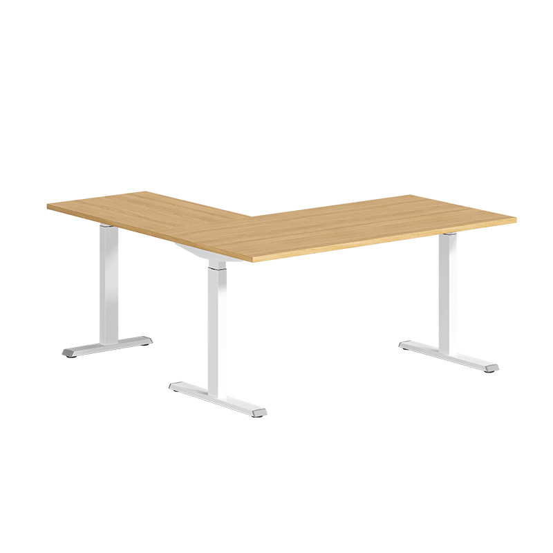Electric Height Adjustable Office Table Dual Motors Sit And Stand Desk