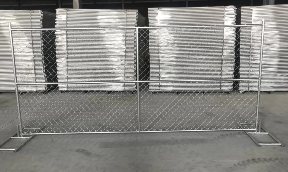 Free Standing 2mm Temporary Security Fencing Portable Galvanized For Events