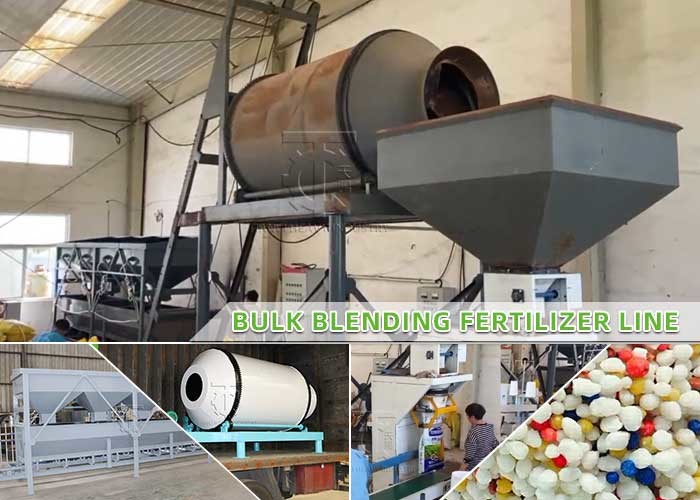 Organic fertilizer production line Compound fertilizer production line NPK production line Blended fertilizer production line