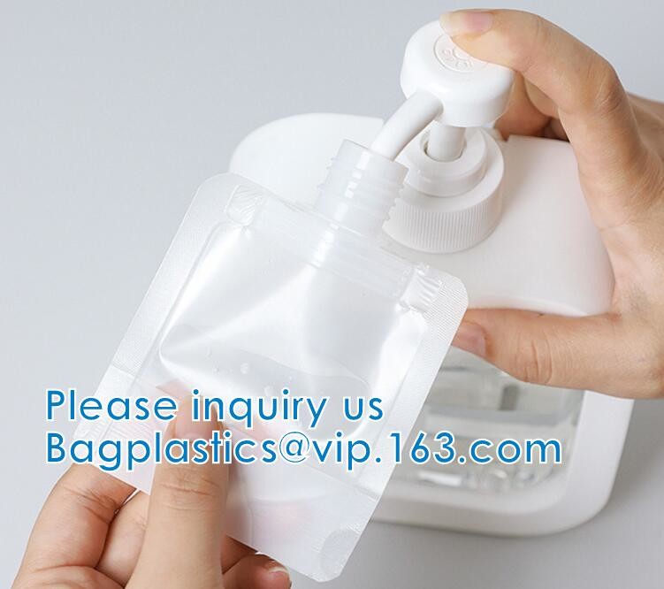 Liquid sub Bagging, Sanitizer Lotion, Fluid Bottles, Travel Bag, TSA approved Container Bag, Squeeze Pouch