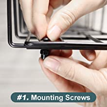 Under Desk Cable Management Tray Organize Wires with Power Coated Carbon Steel Design