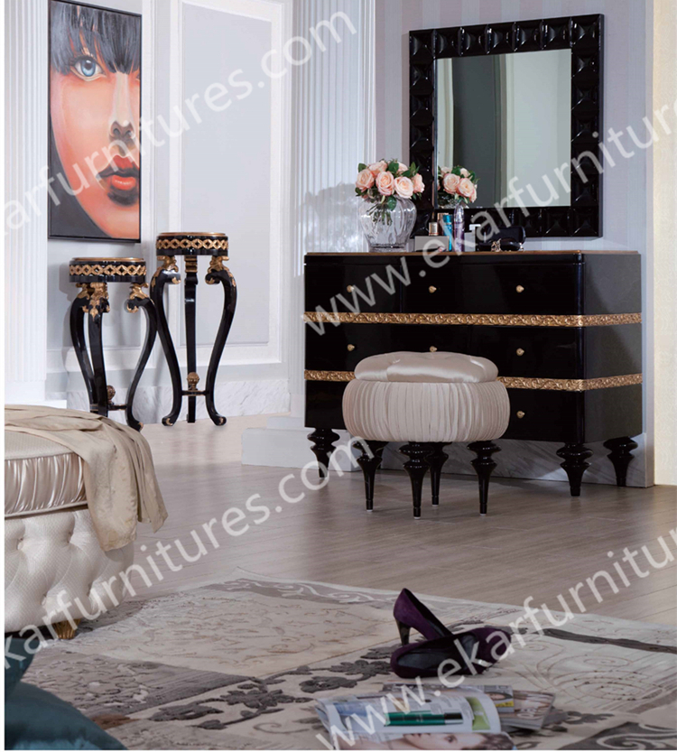 Luxury Furniture Antique European Style Wood Flower Stand TU-001