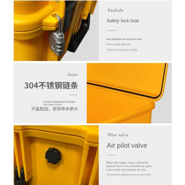 Shockproof Portable Tool Storage Case with Lock Hole – Heavy-Duty Equipment Organizer