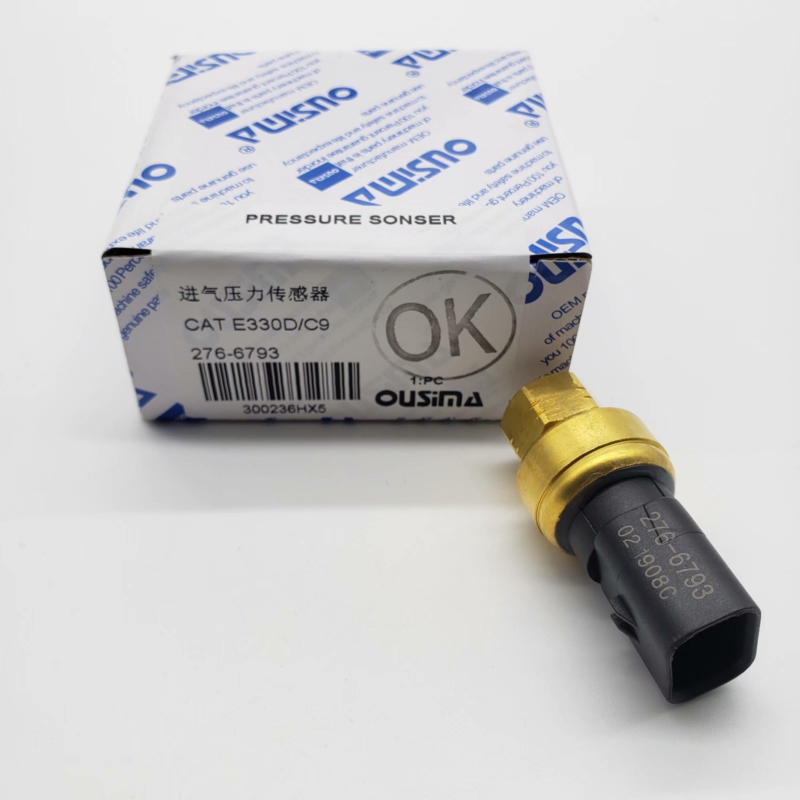 OUSIMA Auto Parts Oil Pressure Sensor 2766793 276-6793 For Excavator E330D C9 Engine