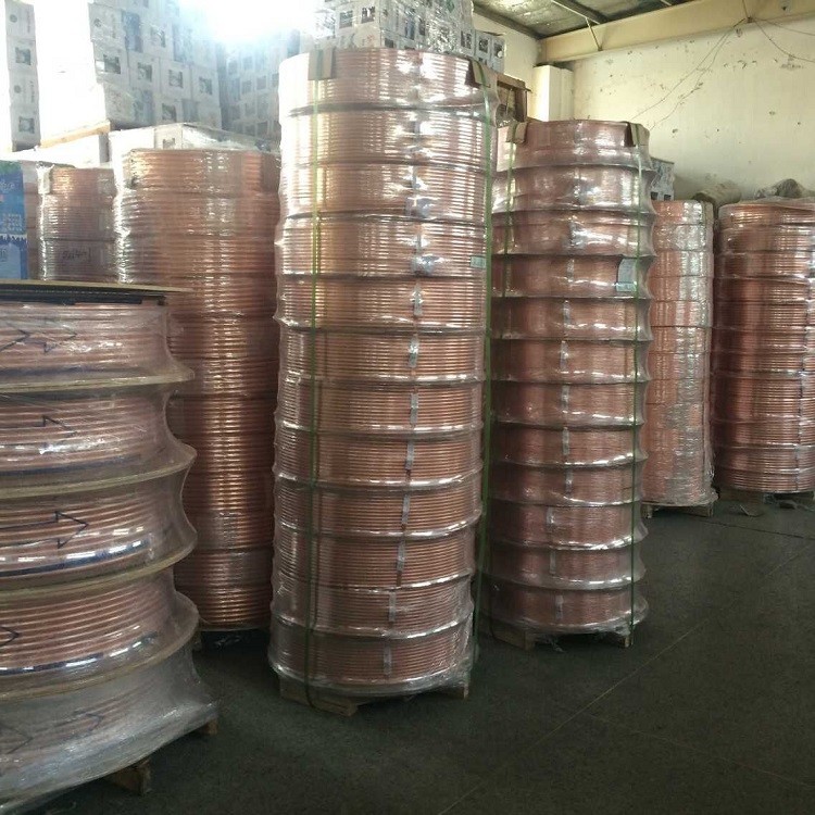 Air Conditioner Pancake Coil Seamless Copper Pipe 3/4 Inch AC Heat Copper Tube