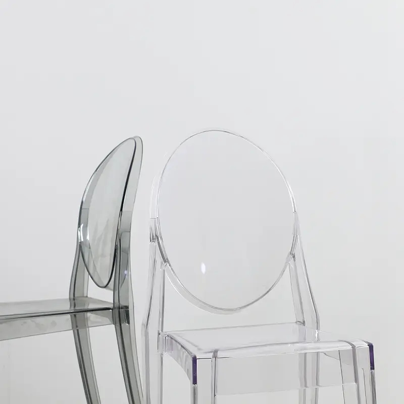 Victorian Banquet Chiavari Acrylic Chair Crystal Chiavari Dining Chairs