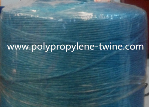 Green Color Raw Polypropylene Baler Twine 180LB Breaking Strength For Banana Tree