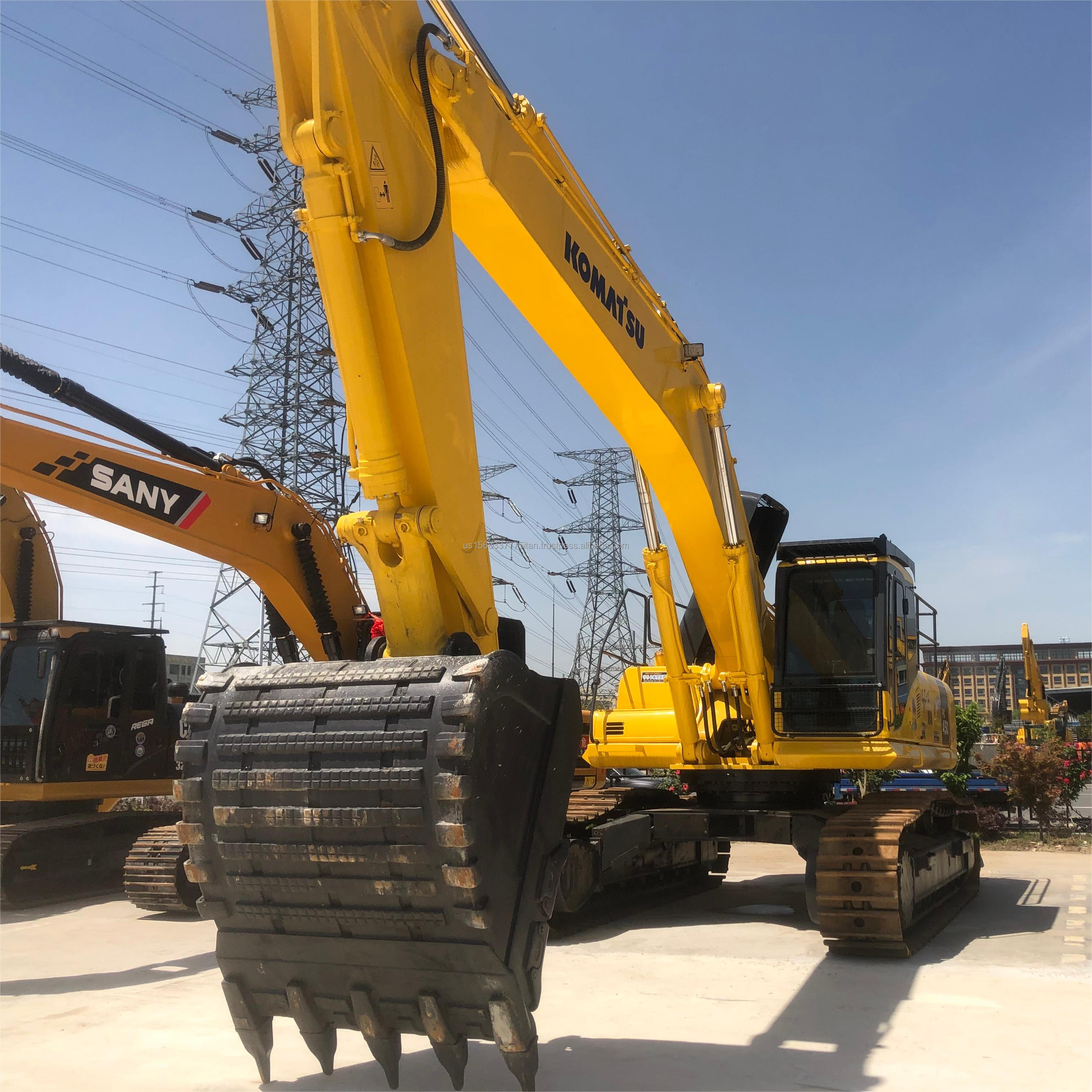 Original Hydraulic Valve 45ton Used Excavators Komatsu PC450 with Great and Safe