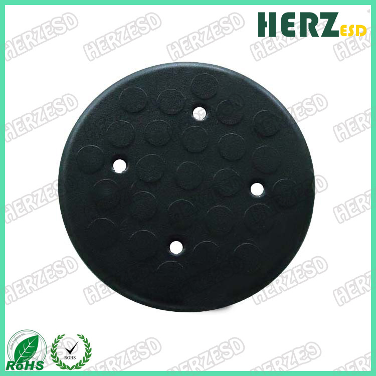 Round Shape ESD Safe Chairs Feet Material Aluminium Alloy Durable Nylon Castor