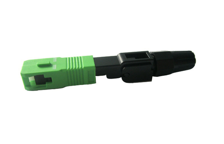 SC/APC Fast Connector Fiber Optic Easy Assembly With Long Life Span