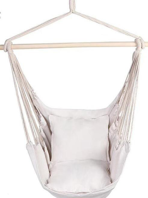 Indoor Hammock Swing Chair , Canvas Outdoor Hanging Chair Customized Color